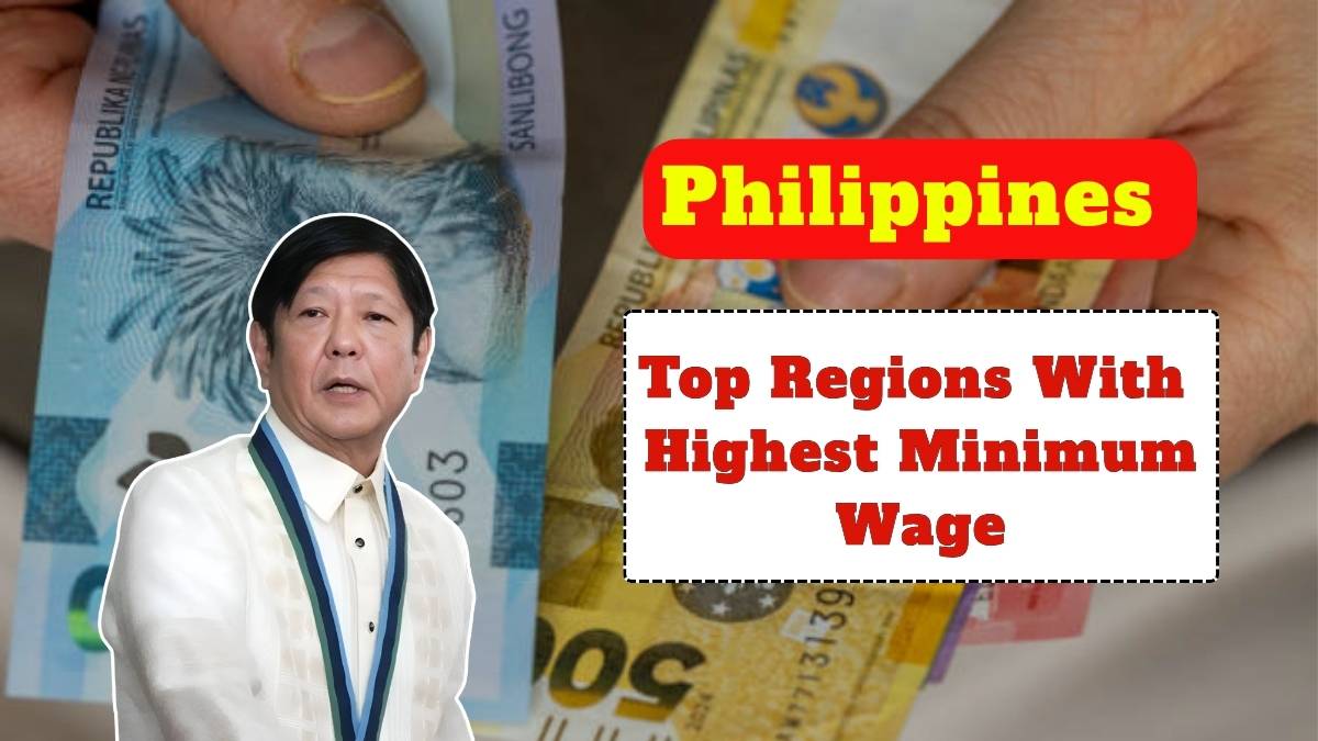 Top Regions With Highest Minimum Wage in Philippines