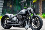 Custom Harley-Davidson Fat Boy 2025 Silver Blast Redesign Inspired by Audi and AMG