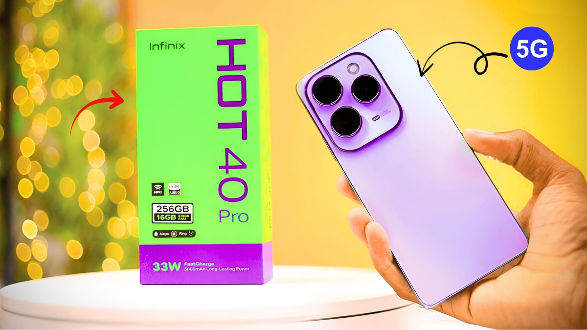 Infinix Hot 40 Pro 2025 Smooth 120Hz Screen Long Battery Life & Fast Processor